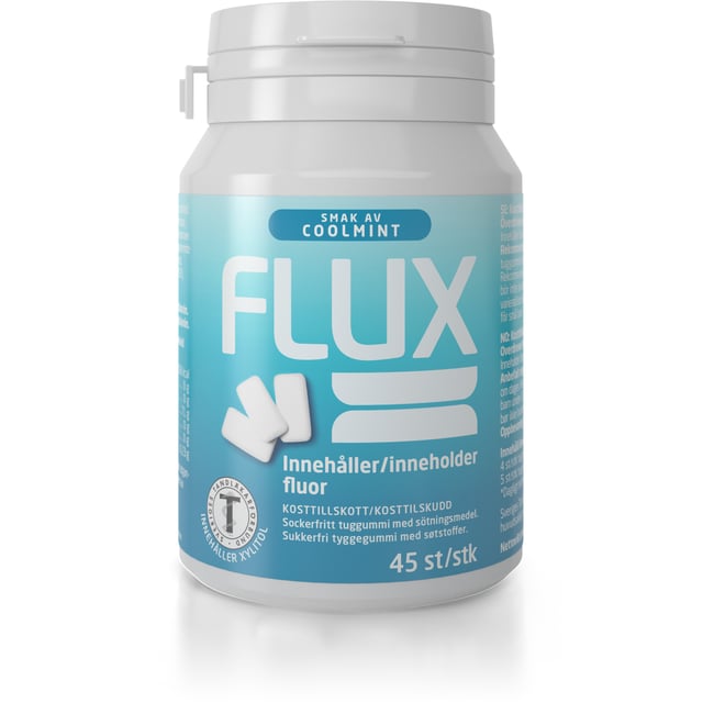 Flux Coolmint Tuggummi Burk 1 x 45 st