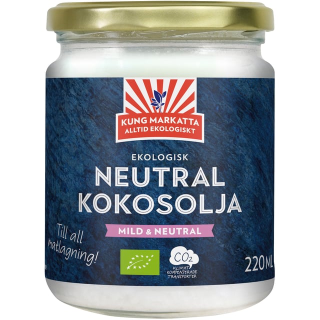 Kung Markatta Neutral Kokosolja Eko 220 ml