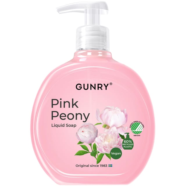 Gunry Green Originals Pink Peony Liquid Hand Soap 400 ml
