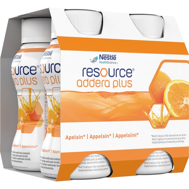 Nestlé Resource Addera Plus Ananas Apelsin 4 x 200 ml