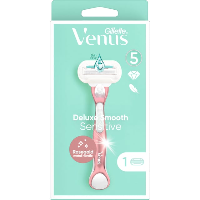 Gillette Venus Deluxe Smooth Sensitive RoseGold Rakhyvel 1 st