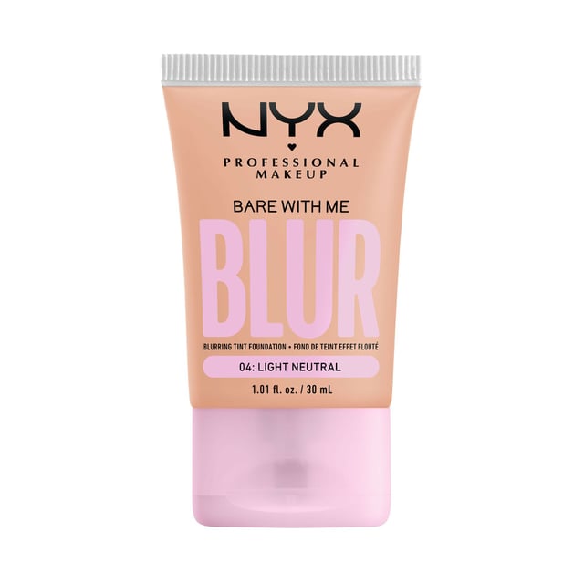 NYX Professional Makeup Bare With Me Blur Tint Foundation 4 Light Neutral 30 ml