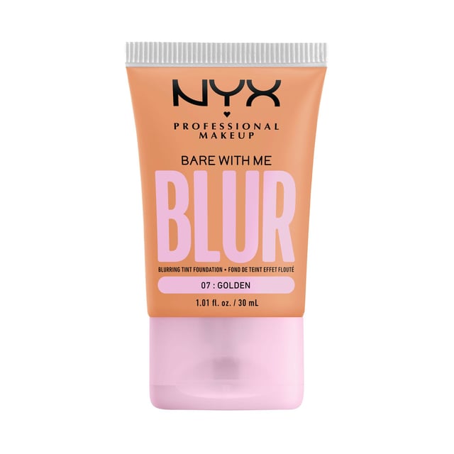 NYX Professional Makeup Bare With Me Blur Tint Foundation 7 Golden 30 ml