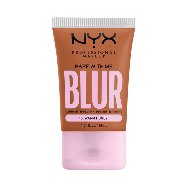 NYX Professional Makeup Bare With Me Blur Tint Foundation 15 Warm Honey 30 ml