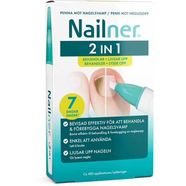 Nailner 2 in 1 Nagelsvampsbehandling Penna 1 st