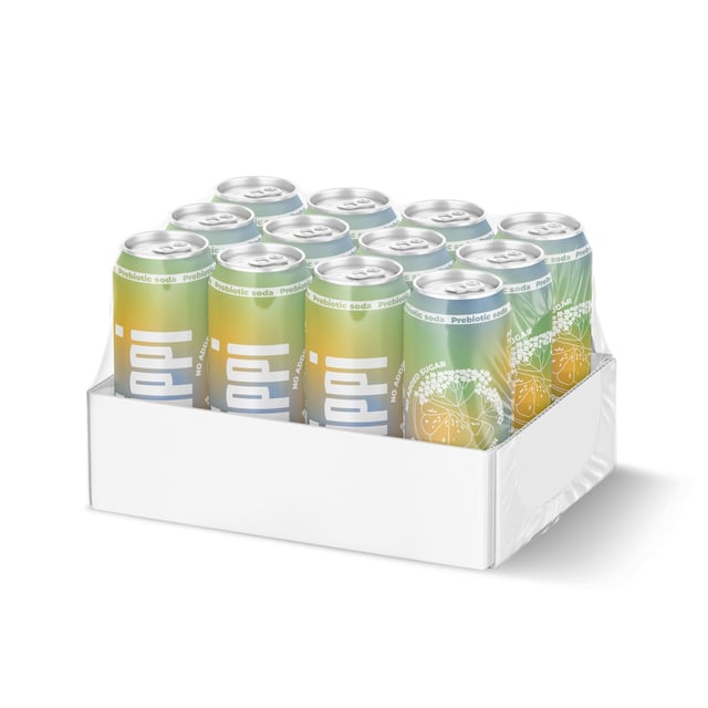 hÄppi Prebiotisk läsk Fläder Citron 12-pack