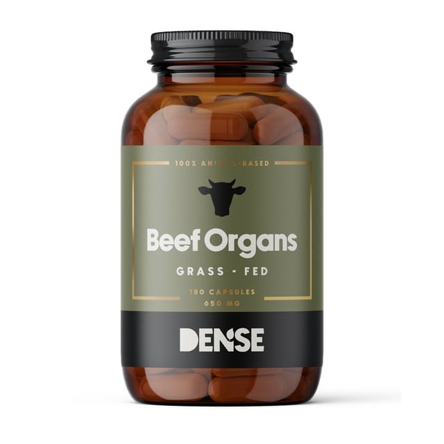DENSE Beef Organs 650 mg 180 kapslar