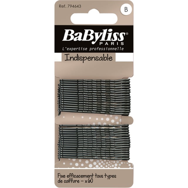BaByliss Hårnål Svart 60 st