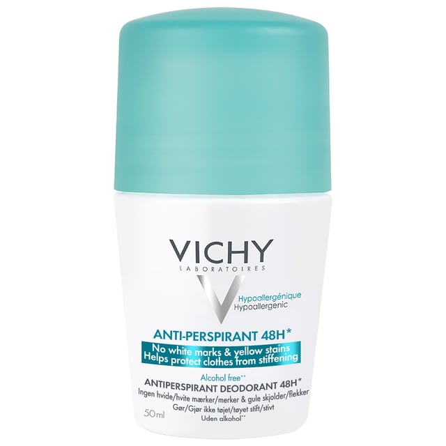 Vichy Anti-Trace Antiperspirant 48H Deo Roll-on 50 ml