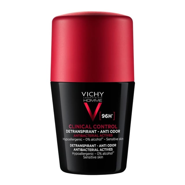 Vichy Clinical Control 96H Roll-on Antiperspirant Deodorant Män 50 ml