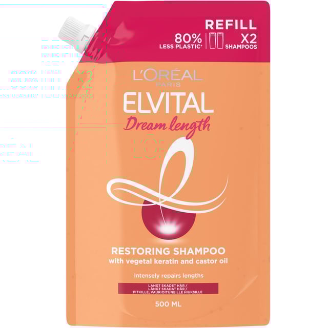 L'Oréal Paris Elvital Dream Lenght Restoring Shampoo Refill 500ml