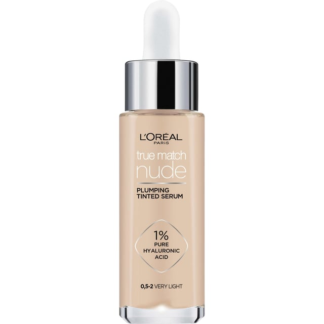 L'Oréal Paris True Match Nude Plumping Tinted Serum 0.5-2 Very Light 30 ml