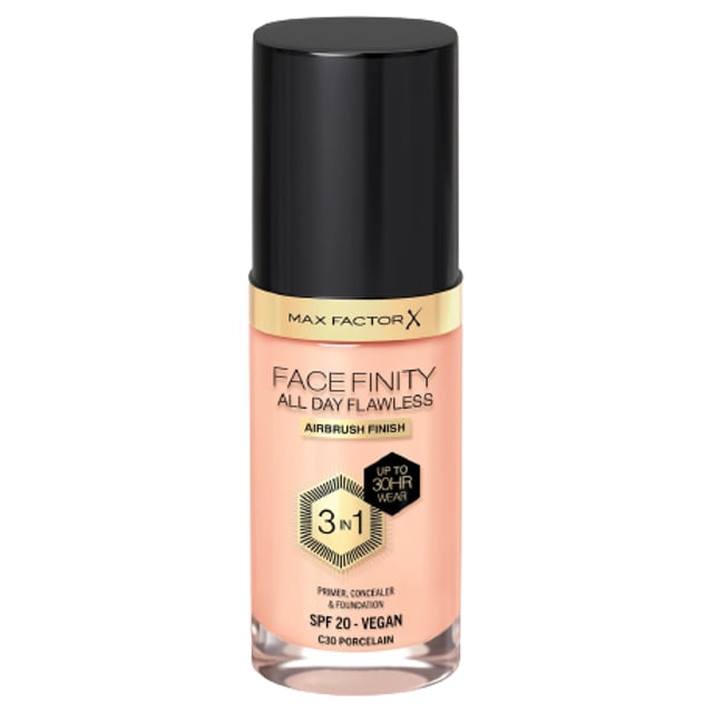 Max Factor Face Finity All Day Flawless 3in1 Foundation 030 Porcelain 30 ml