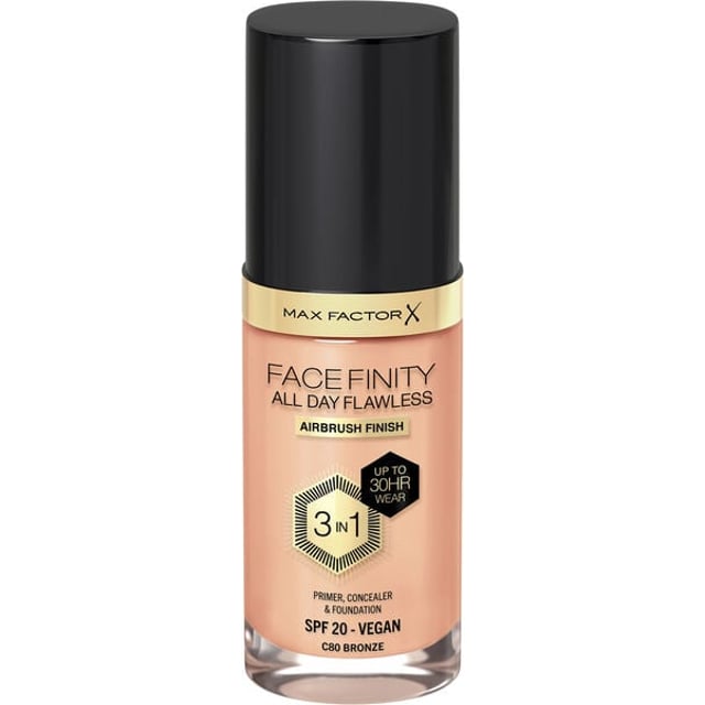 Max Factor Face Finity All Day Flawless 3in1 Foundation 080 Bronze 30 ml