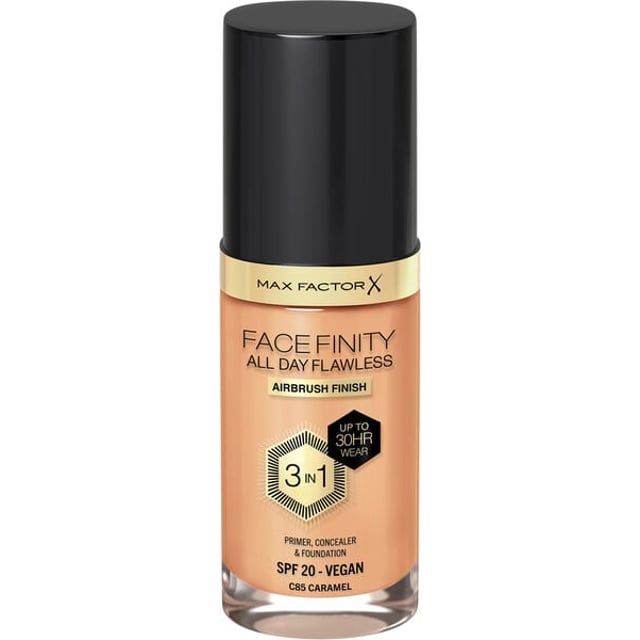 Max Factor Face Finity All Day Flawless 3in1 Foundation 085 Caramel 30 ml