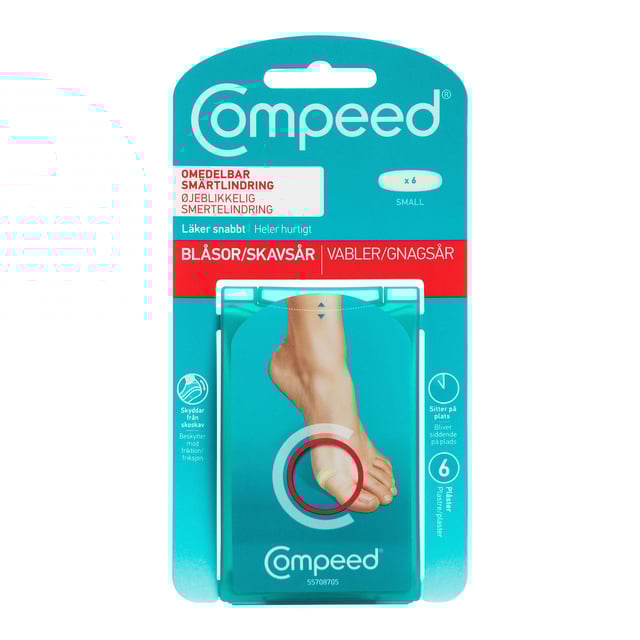 Compeed Skavsårsplåster Small 6 st