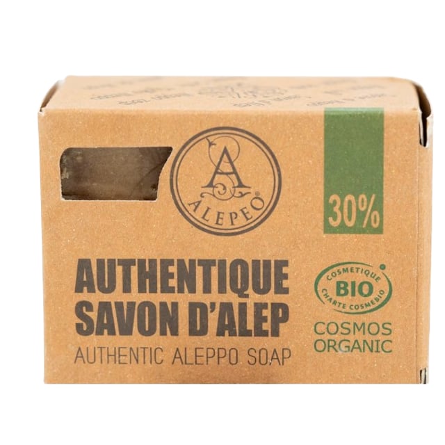 Alepeo Aleppotvål 30% Lagerbärsolja 200 g