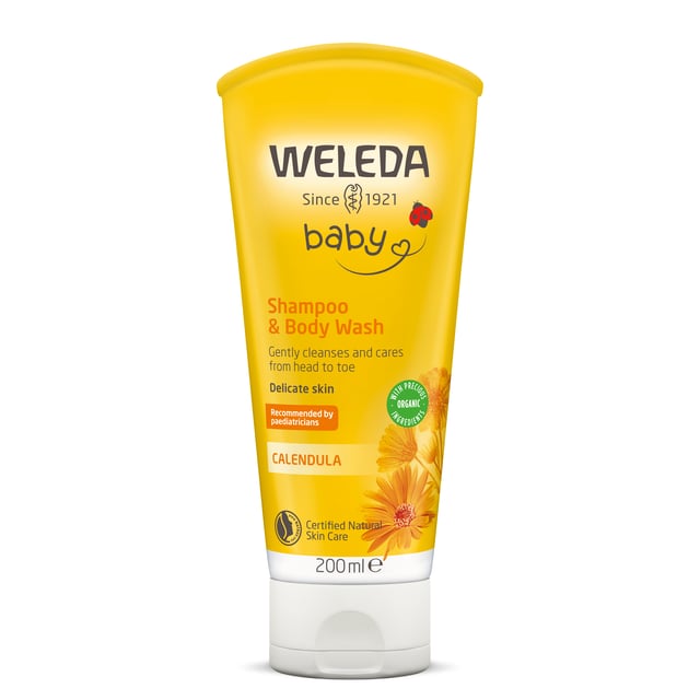 Weleda Calendula Shampoo & Body Wash 200 ml