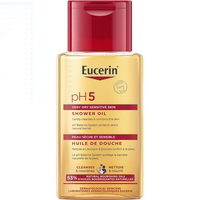 Eucerin pH5 Shower Oil Parfymerad Travel Size 100 ml