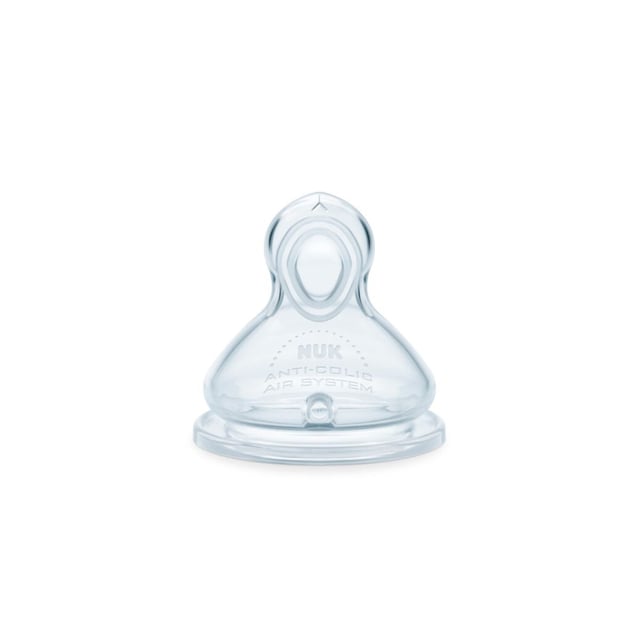 NUK First Choice + Dinapp 6-18 Månader M Flow Control 2 st