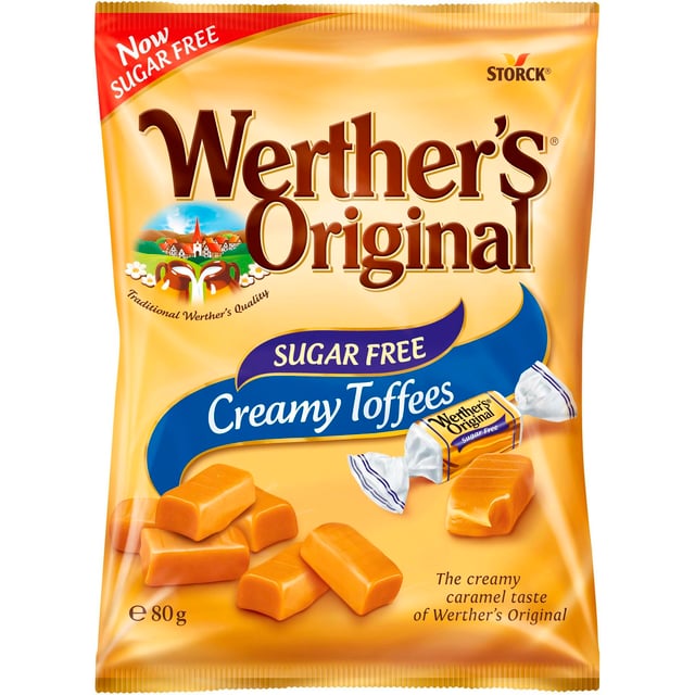Werther's Original SugarFree Toffee 80g