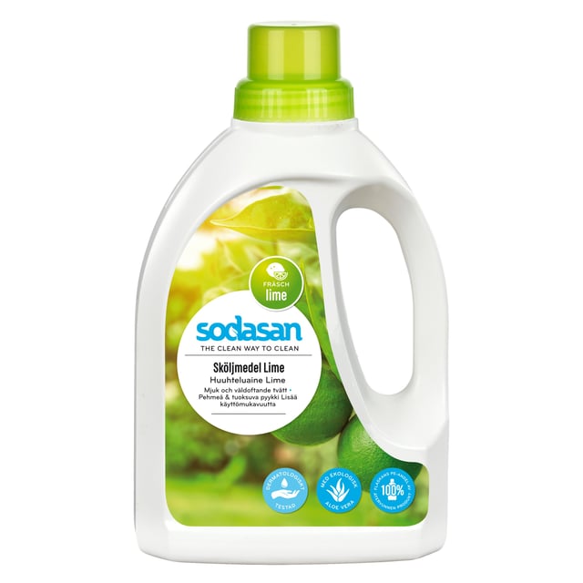 Sodasan Sköljmedel Lime 750 ml