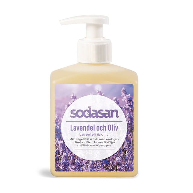 Sodasan Lavendel & Oliv Flytande Tvål 300 ml