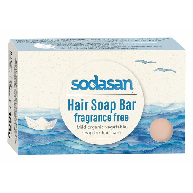 Sodasan Hair Soap Bar Neutral 100 g