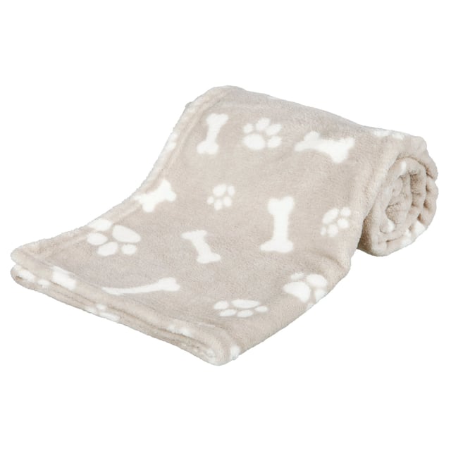 Trixie Kenny Filt Plysch 75 × 50 cm Beige 1 st
