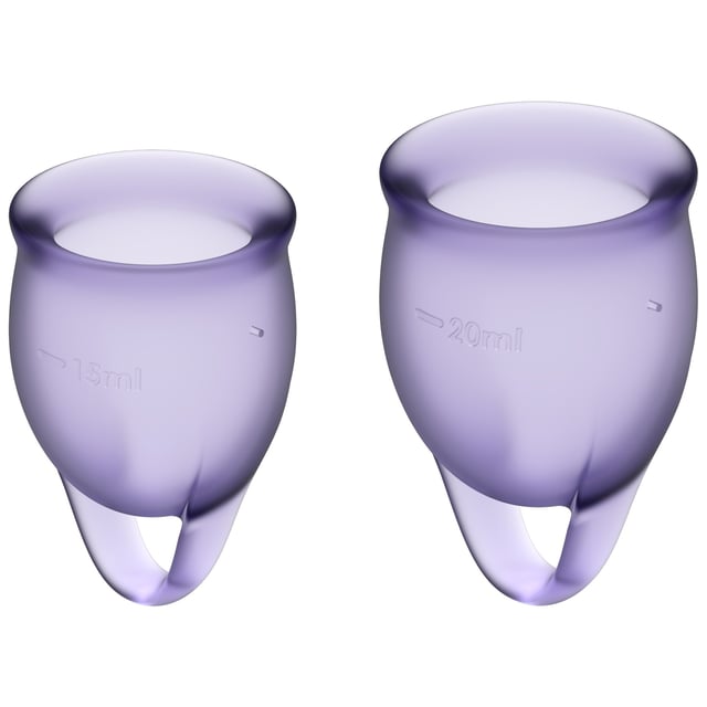 Satisfyer Feel Confident Menskopp Lila 2 st