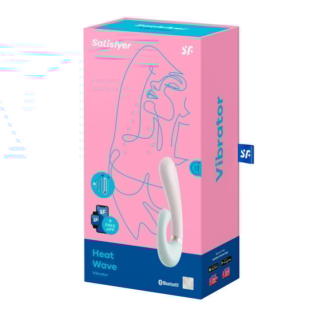 Satisfyer Heat Wave Connect App Mint Rabbitvibrator 1 st