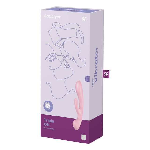 Satisfyer Triple Oh Pink Rabbitvibrator 1 st