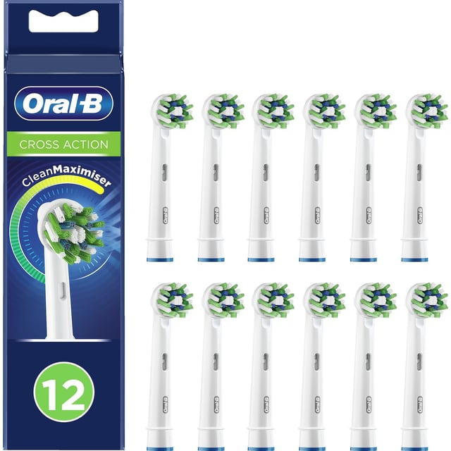 Oral-B Cross Action Tandborsthuvud 12 st