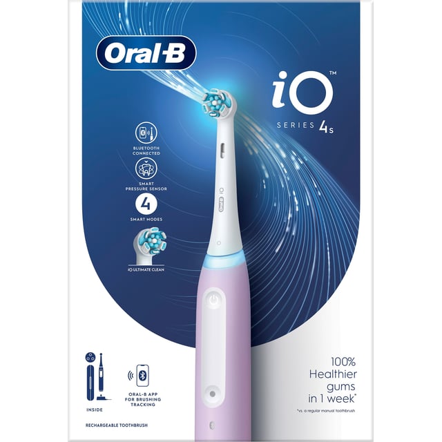 Oral-B iO4S Lavender Eltandborste 1 st
