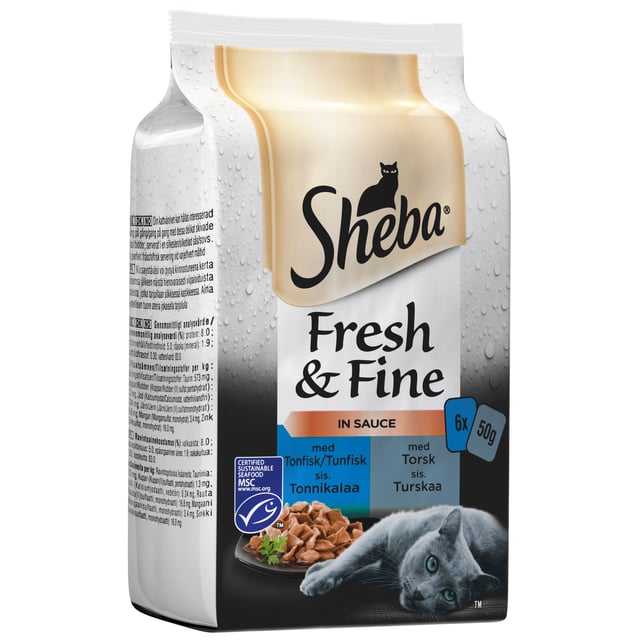 Sheba Fresh & Fine in Sauce 6x50g