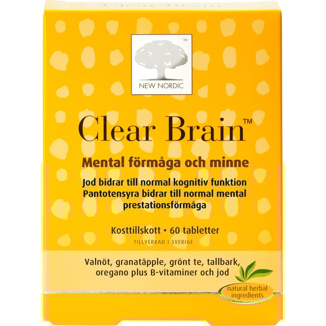New Nordic Clear Brain 60 tabletter