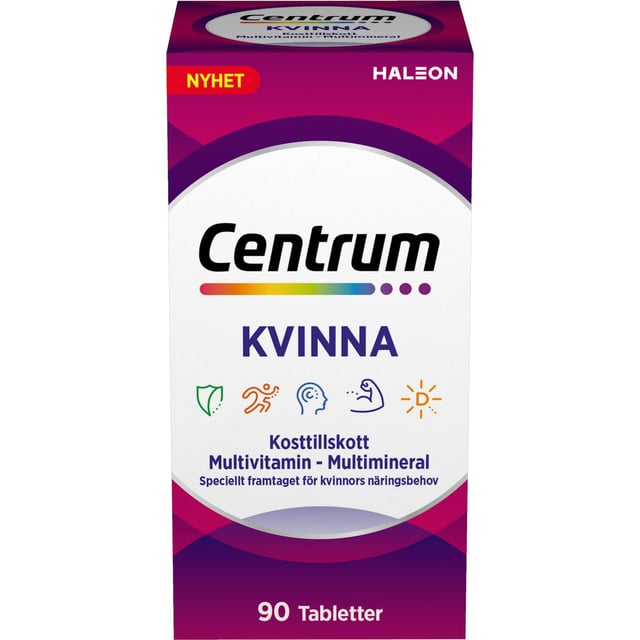 Centrum Kvinna Multivitamin/Multimineral 90 tabletter