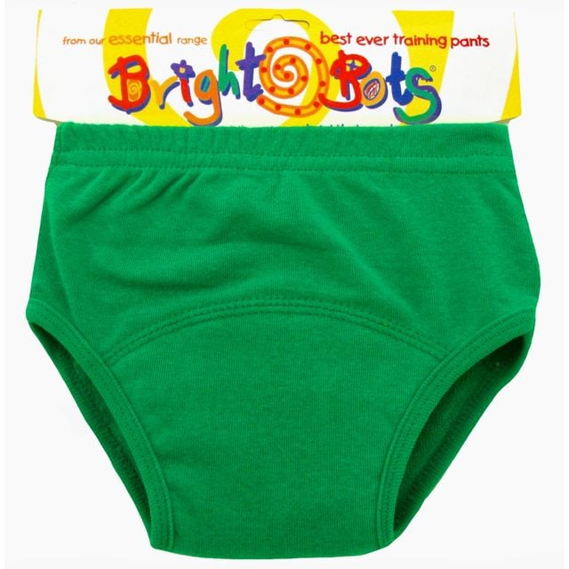 Bright Bots Potträningsbyxor Grön L 1 st