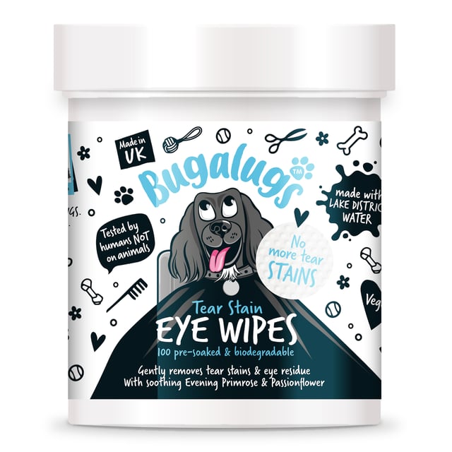 Bugalugs Pre-Soaked Tear Stain Pads 100 st
