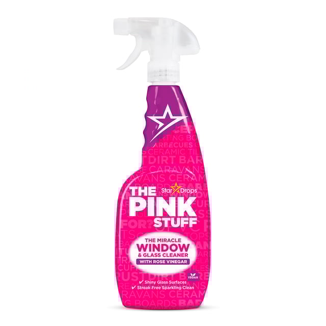 THE PINK STUFF The Miracle Window & Glass Cleaner Rose Vinegar 750 ml