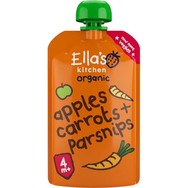 Ella's Kitchen Äpplen, Morötter & Palsternacka 120g