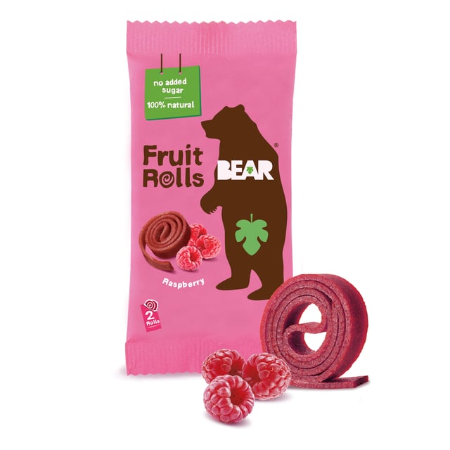 BEAR Fruktrullar Hallon 20g
