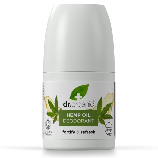 Dr Organic Deo Roll-on Hampaolja 50 ml