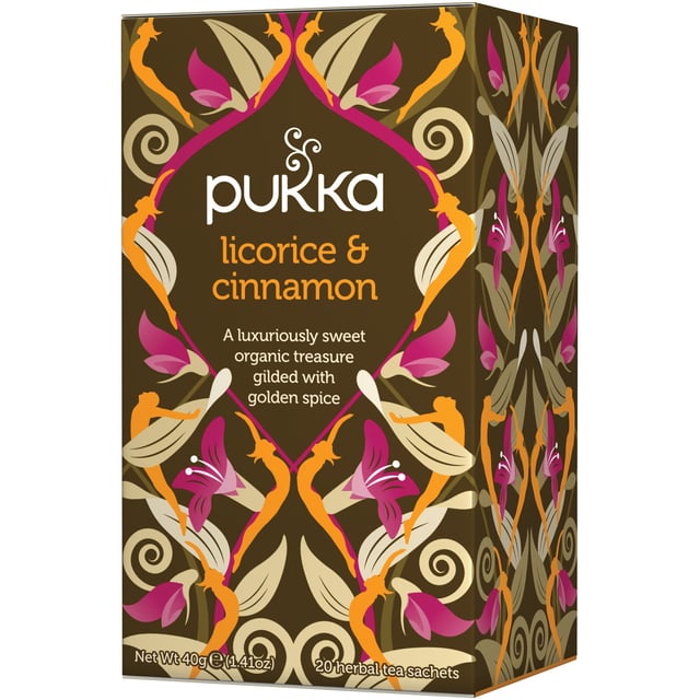 Pukka Te licorice & cinnamon 20 st