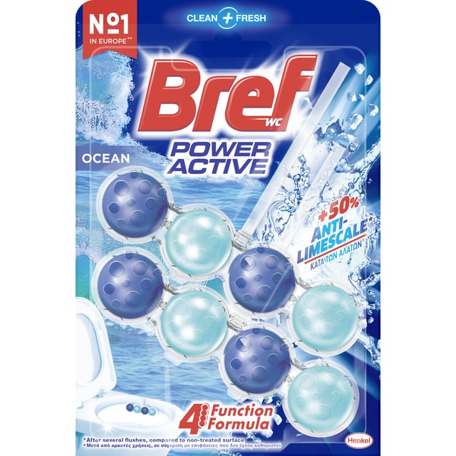 Bref WC Power Active Ocean 100g