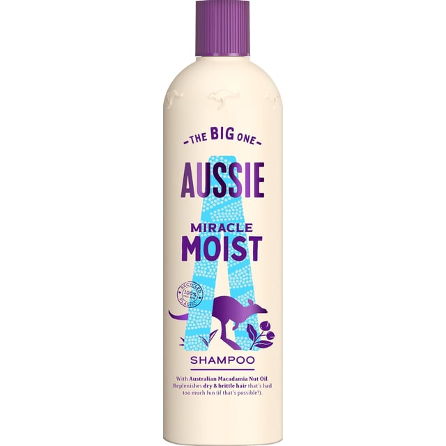 Aussie Miracle Moist Shampoo Fuktgivande schampo 500 ml
