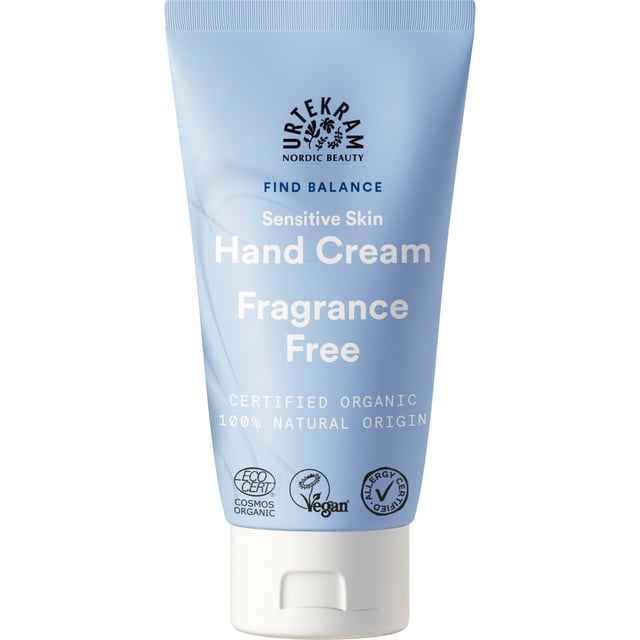 Urtekram Beauty Fragrance Free Hand Cream 75 ml