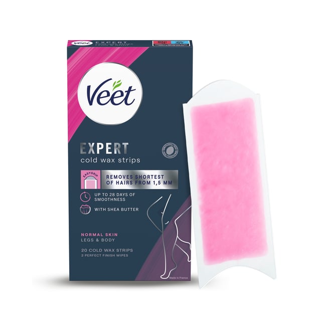 Veet Expert Vaxremsor Normal hud för ben & kropp 20 st