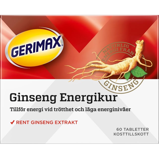 Gerimax Ginseng 60 tabletter