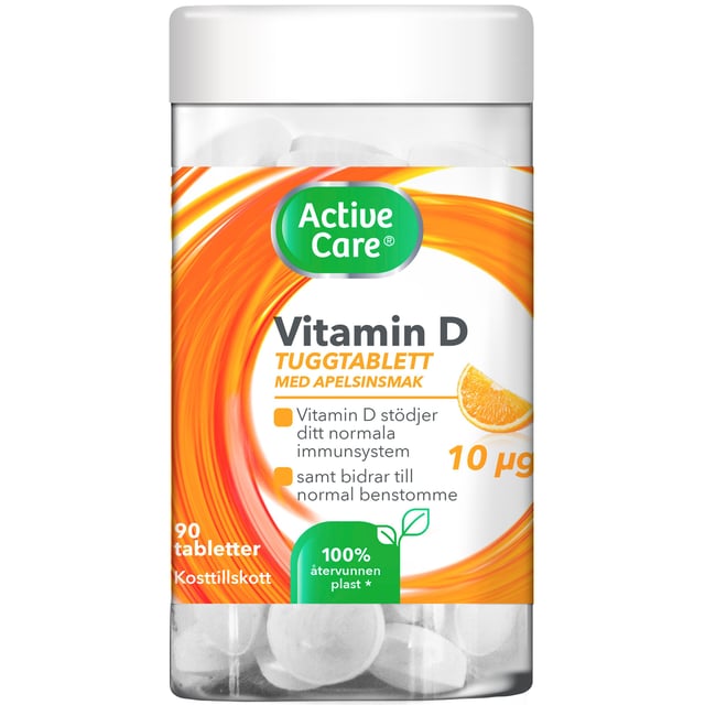 Active Care Vitamin D 90 tuggtabletter